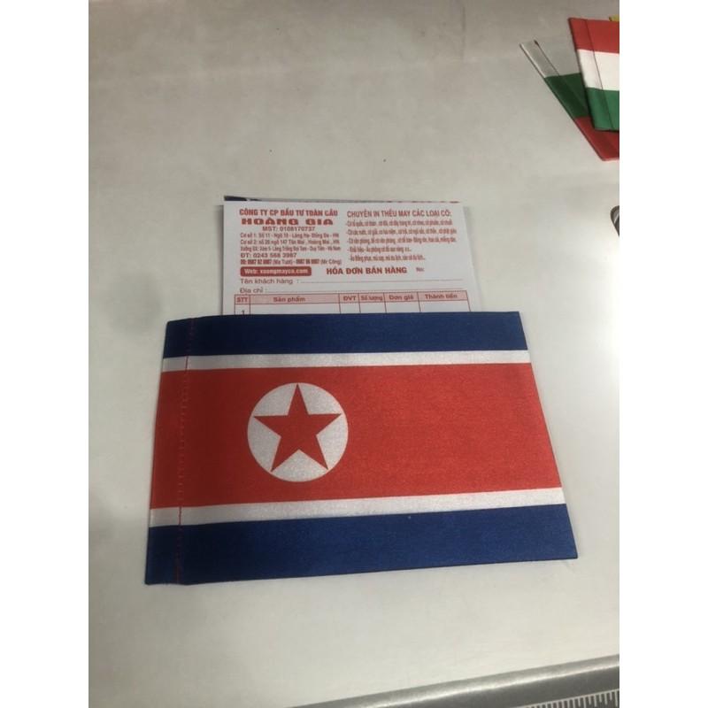 Quốc kỳ Triều Tiên để bàn 14x21cm