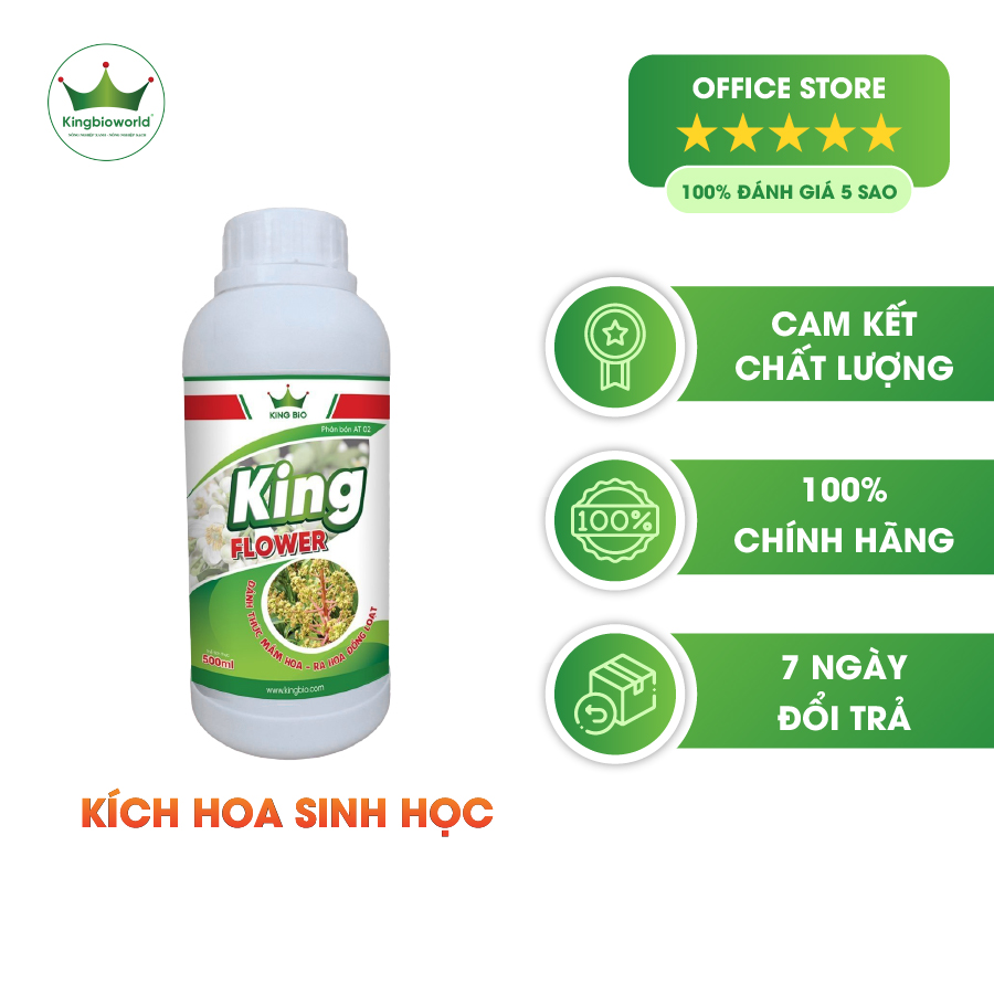 KING FLOWER - LÂN HỮU CƠ SINH HỌC, ĐÁNH THỨC MẦM HOA RA HOA ĐỒNG LOẠT