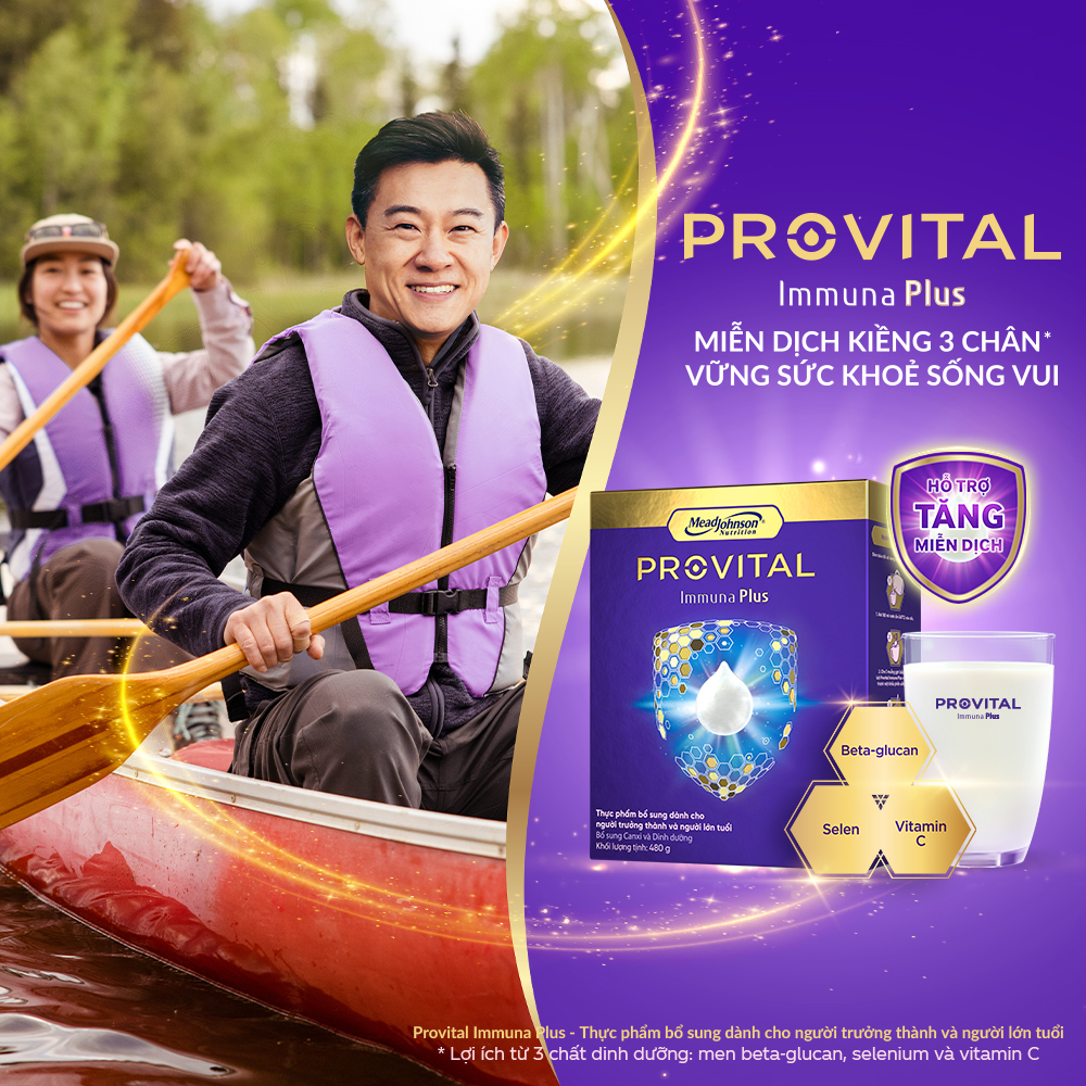 Sữa cho người trưởng thành và lớn tuổi Provital Immuna Plus 960G - Giúp tăng cường hệ miễn dịch