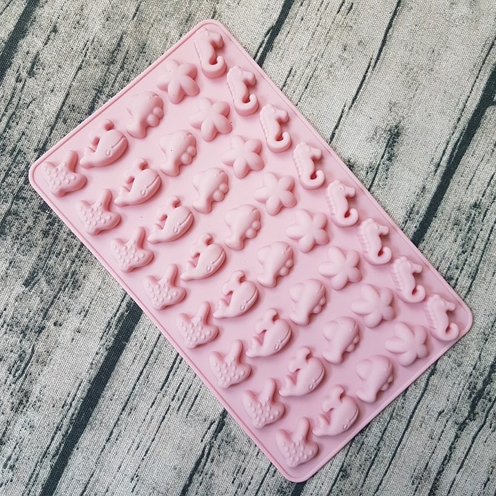 Khuôn silicon kẹo dẻo  cá ngựa