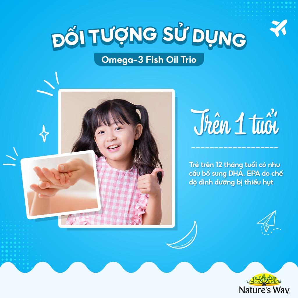 Bộ 3 Thông Minh, Khỏe Mạnh Và Bứt Phá Chiều Cao Vượt Trội NATURE'S WAY Cho Bé Từ 2 Tuổi