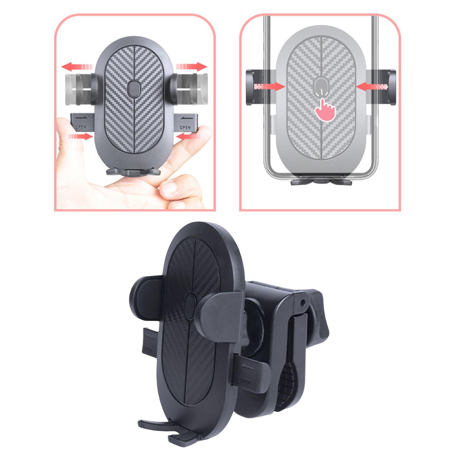 Baby Stroller Phone Holder Smartphone Cradle Clamp for Infant Stroller