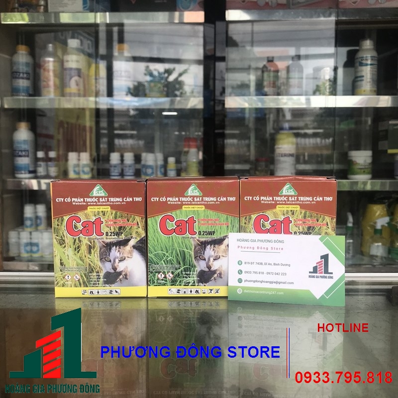 Thuốc diệt chuột Cat 0.25WP-10g