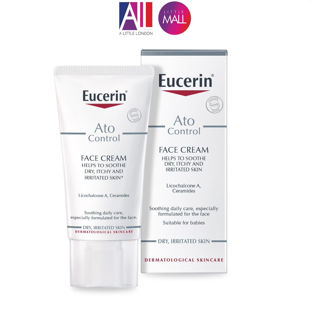 Kem Dưỡng Da Eucerin Ato Control Soothing Cream