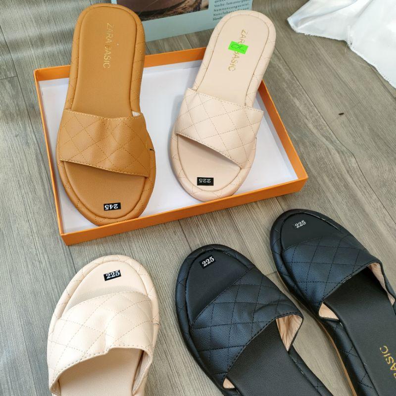 Dép Bánh Mỳ Quai Ngang Chần Ô Siêu Nhẹ