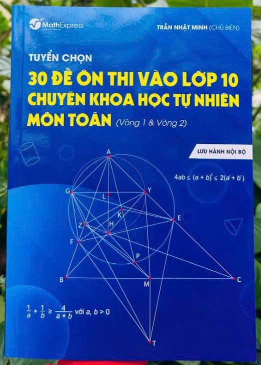 Sách - 30 Đề Ôn Thi Vào Lớp 10 Chuyên KHTN Môn Toán + Tuyển Chọn 42 Đề Ôn Thi Vào Lớp 10 Môn Toán