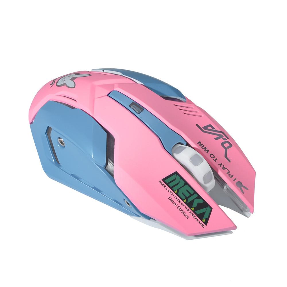 Chuột Không Dây Sạc Pin Không Dây Chuột 800/1200/1600 DPI 3 Nút Noiseless Laptop Quang Không Dây