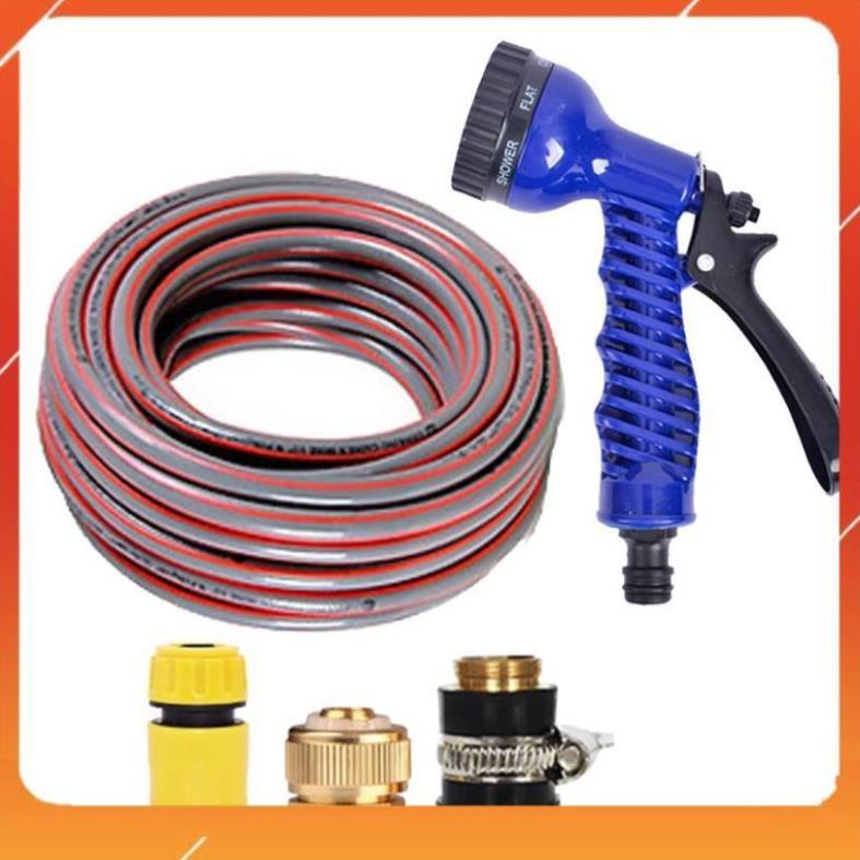 Bộ dây và vòi xịt tăng áp lực nước,rửa xe, tưới cây 7-10m 206843