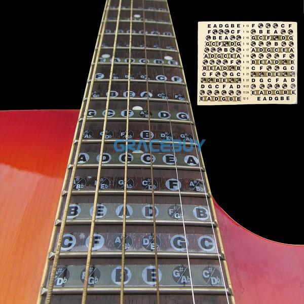 Guitar Note sticker - Miếng dán đánh dấu vị trí nốt nhạc trên đàn guitar note decal
