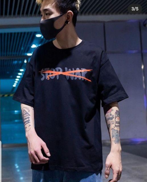 Áo thun in chữ streetwear