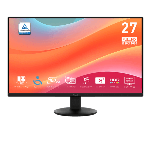 Màn Hình MSI PRO MP272LKL 27 inch – IPS Full HD, 100Hz, 1ms, Chống Nháy, Bảo Vệ Mắt | GiaPhucStore | Hàng Chính Hãng