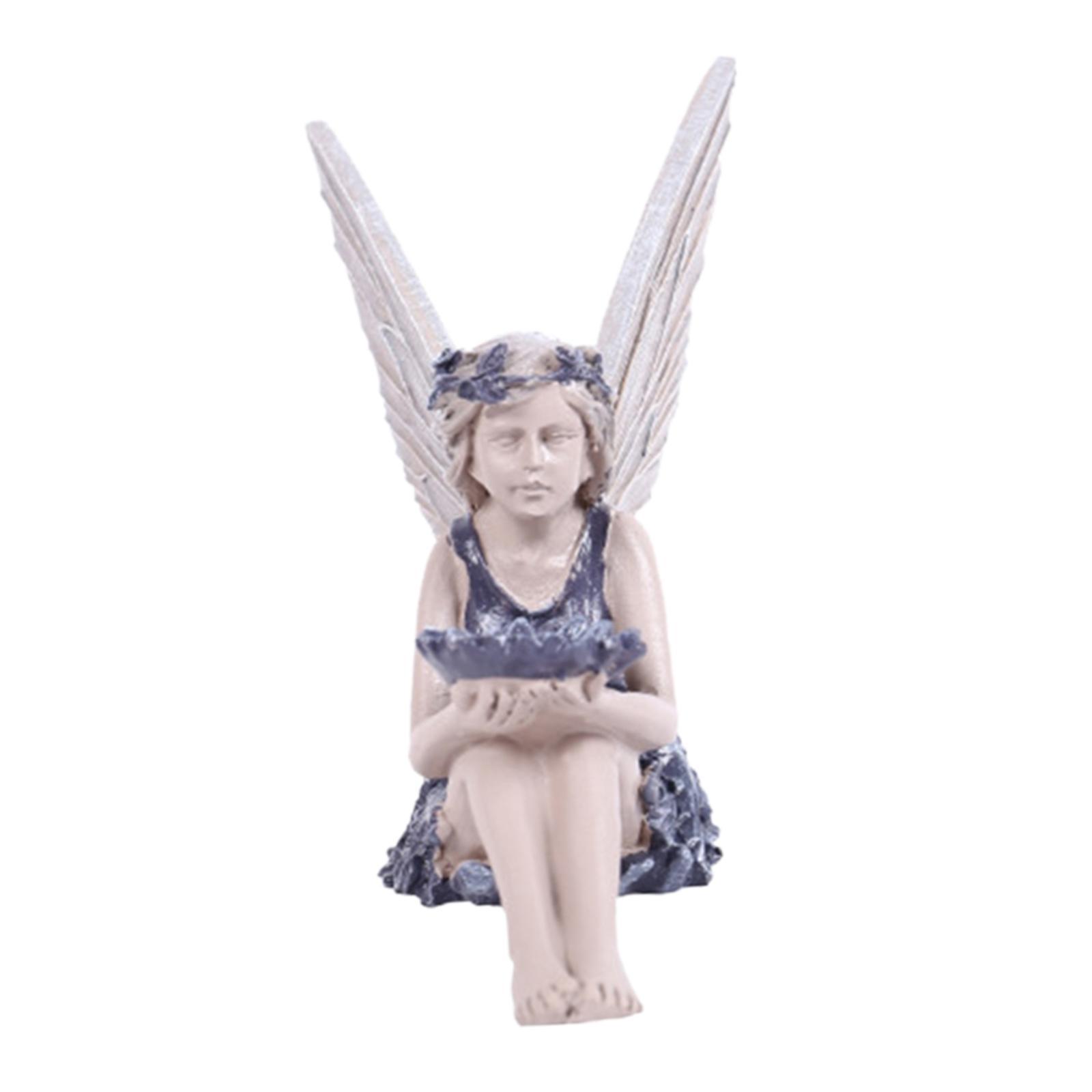 Angel Statue Home Decor Fairy Figurine for Cafe Tabletop Home