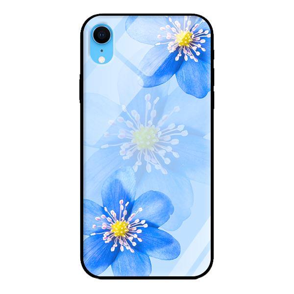 Ốp kính cường lực cho iPhone XR Hoa Lan Xanh - Hàng chính hãng