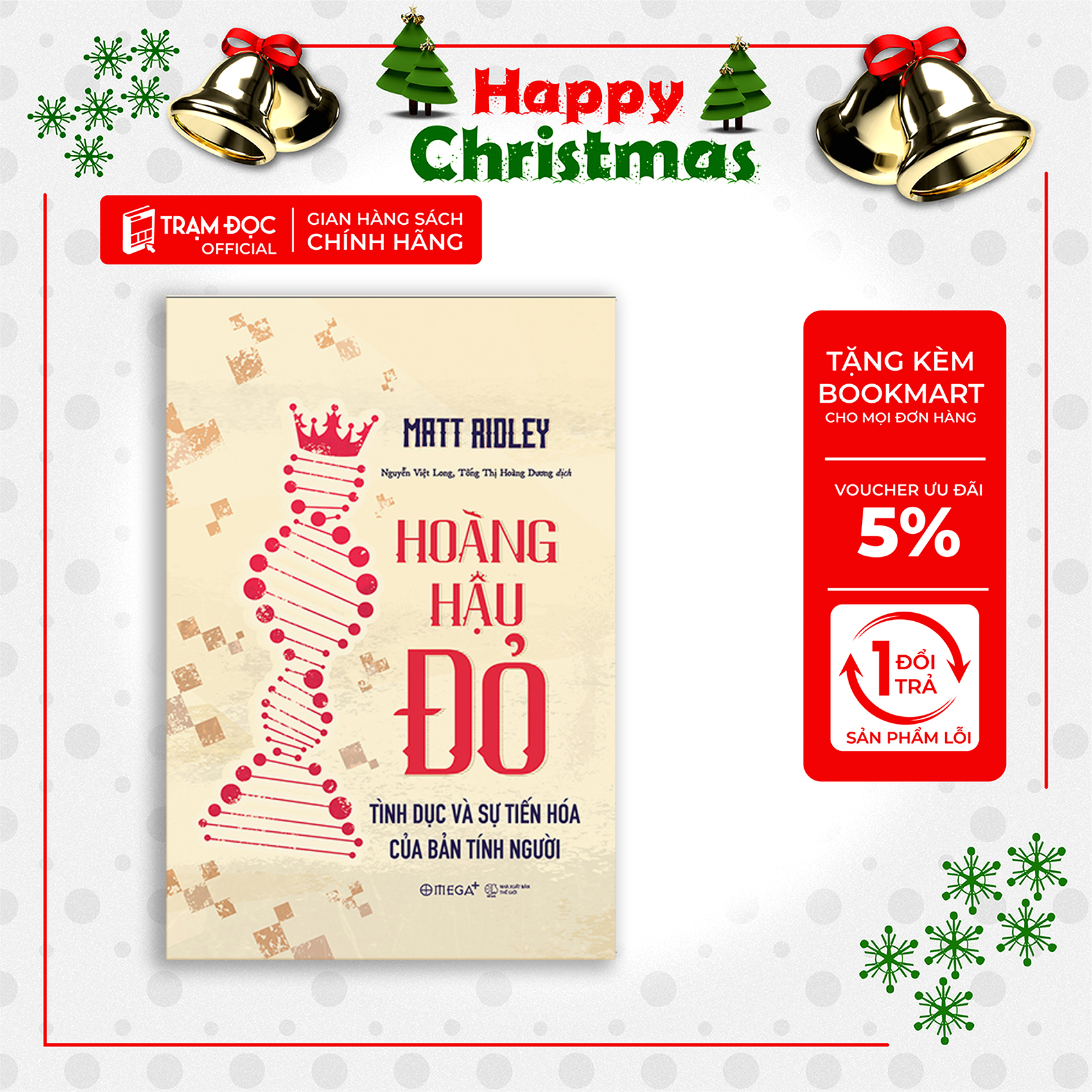 Trạm Đọc | Hoàng hậu đỏ: Tình dục và sự tiến hóa của bản tính người