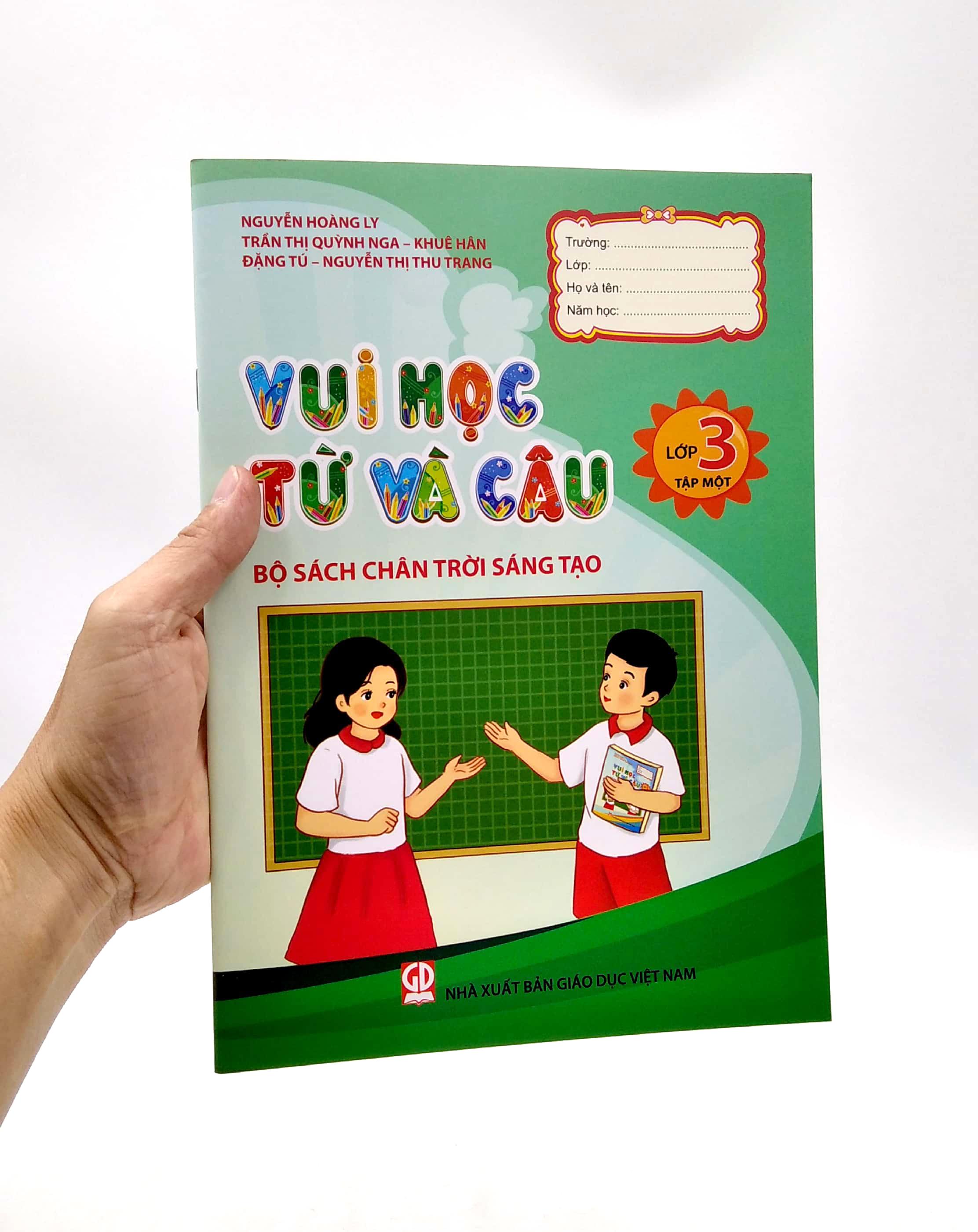 Vui Học Từ Và Câu Lớp 3 - Tập 1 (Bộ Sách Chân Trời Sáng Tạo) (Tái Bản 2022)
