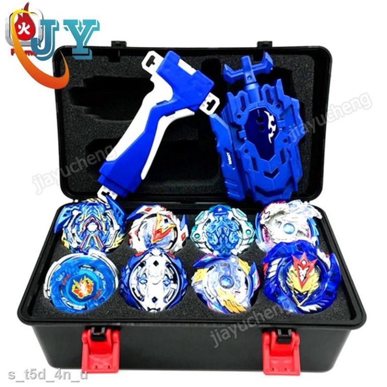 Bộ công cụ giải trí cù vô cực Beyblade kim khí 4D kèm bệ phóng ngộ nghĩnh