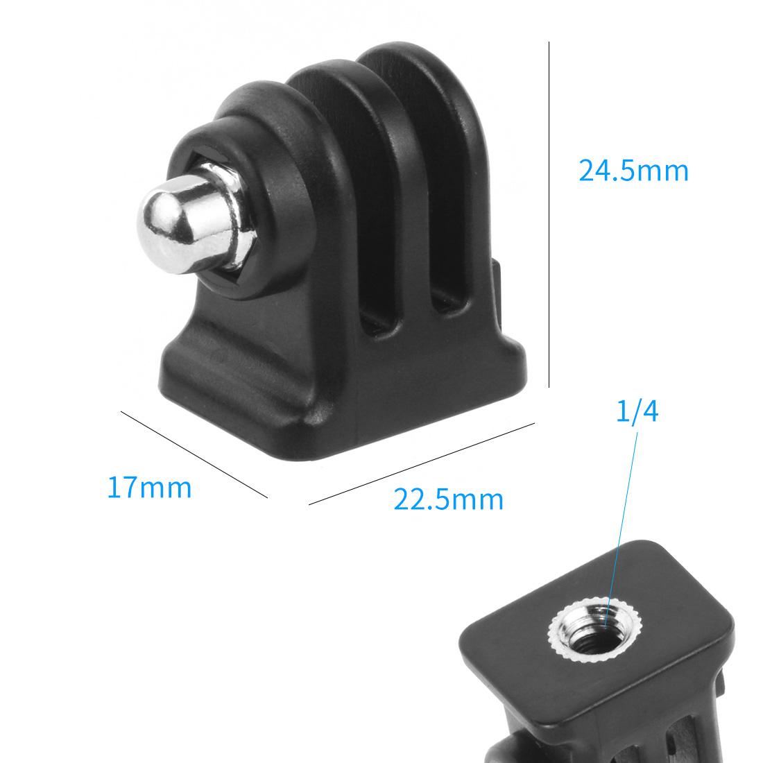 Mini Gắn Chân Máy Bộ Chuyển Đổi Nhựa Chuyển Đổi Bằng Vít Cho Insta360 ONE R Camera Hành Động Mini Monopod Giá Đỡ ốp Lưng Gắn