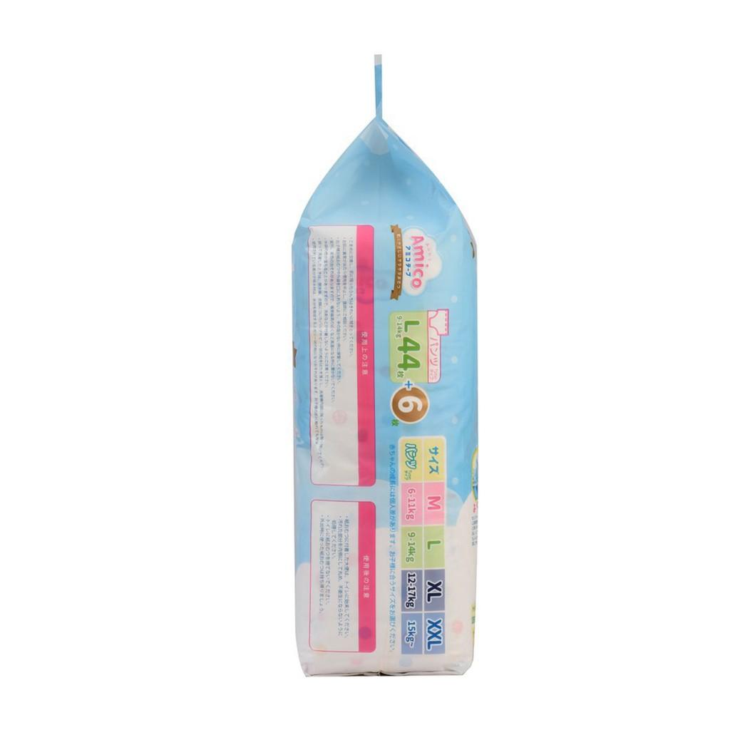 Bỉm - Tã quần Amico size L 44 + 6 miếng