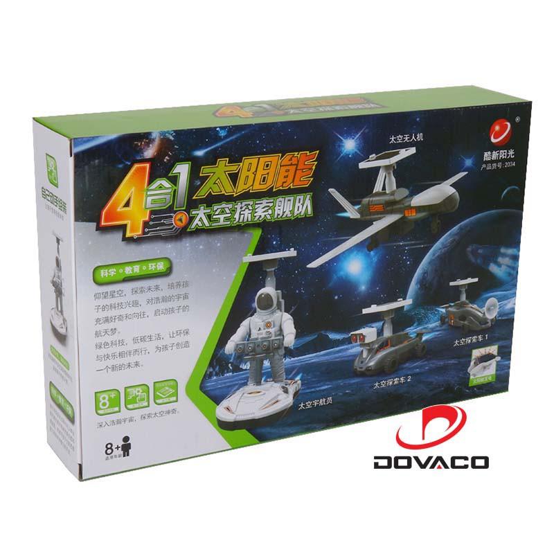 Bộ Robot lắp ghép năng lượng mặt trời 4in1, đồ chơi trí tuệ cho trẻ em