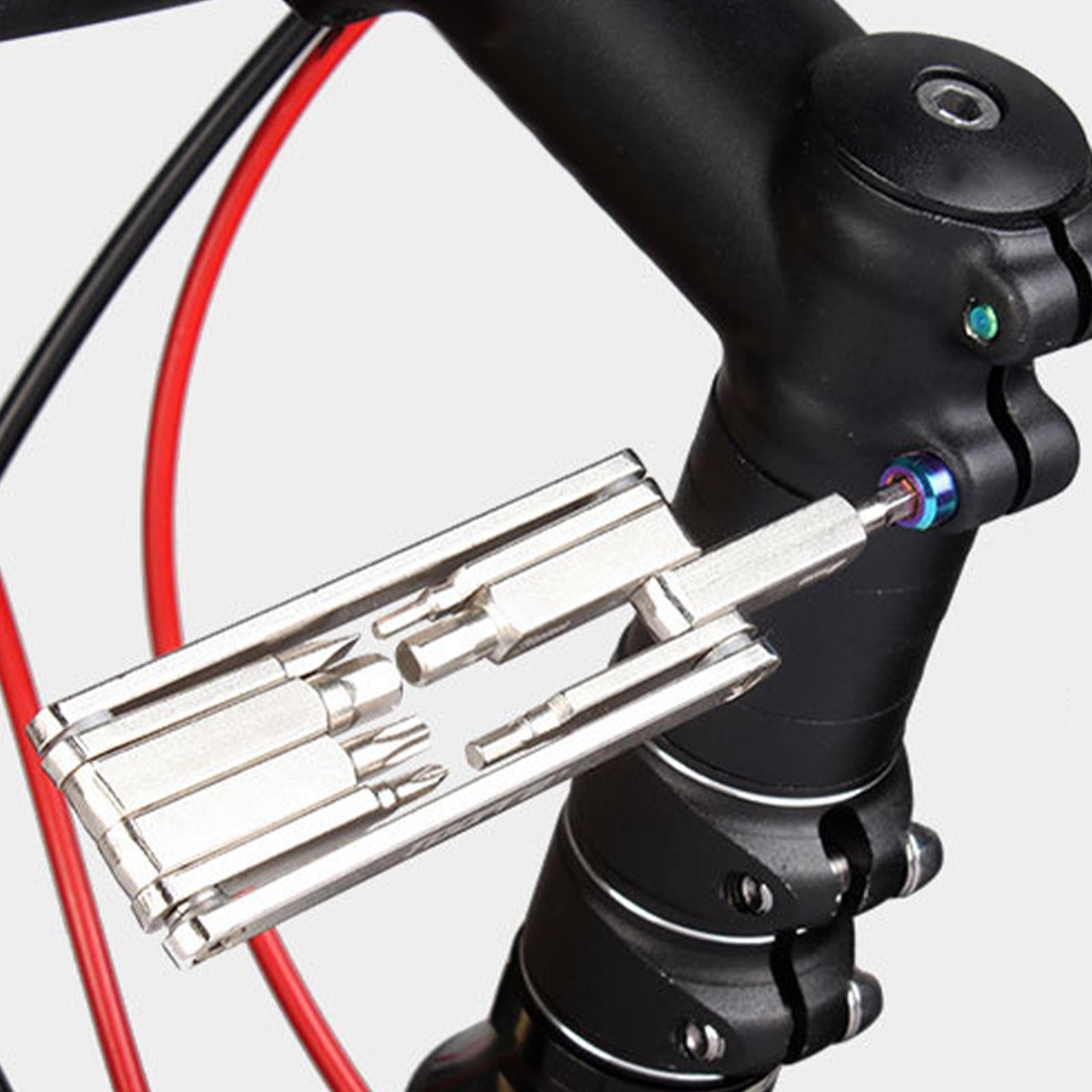 Multifunctional Bike Cycling Mechanic Repair Tool , Tool , Portable Repair Tool Set, Folding Repair Tool Set