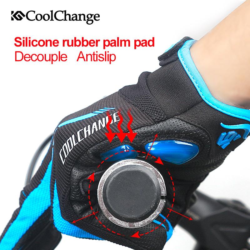 CoolChange Găng Tay Phượt Chống Gió Thể Thao Cảm Ứng Màn Hình Xe Đạp Full Ngón Tay Đua Đi Xe Thể Thao GEL Xe Đạp MTB Người Phụ Nữ Găng Tay