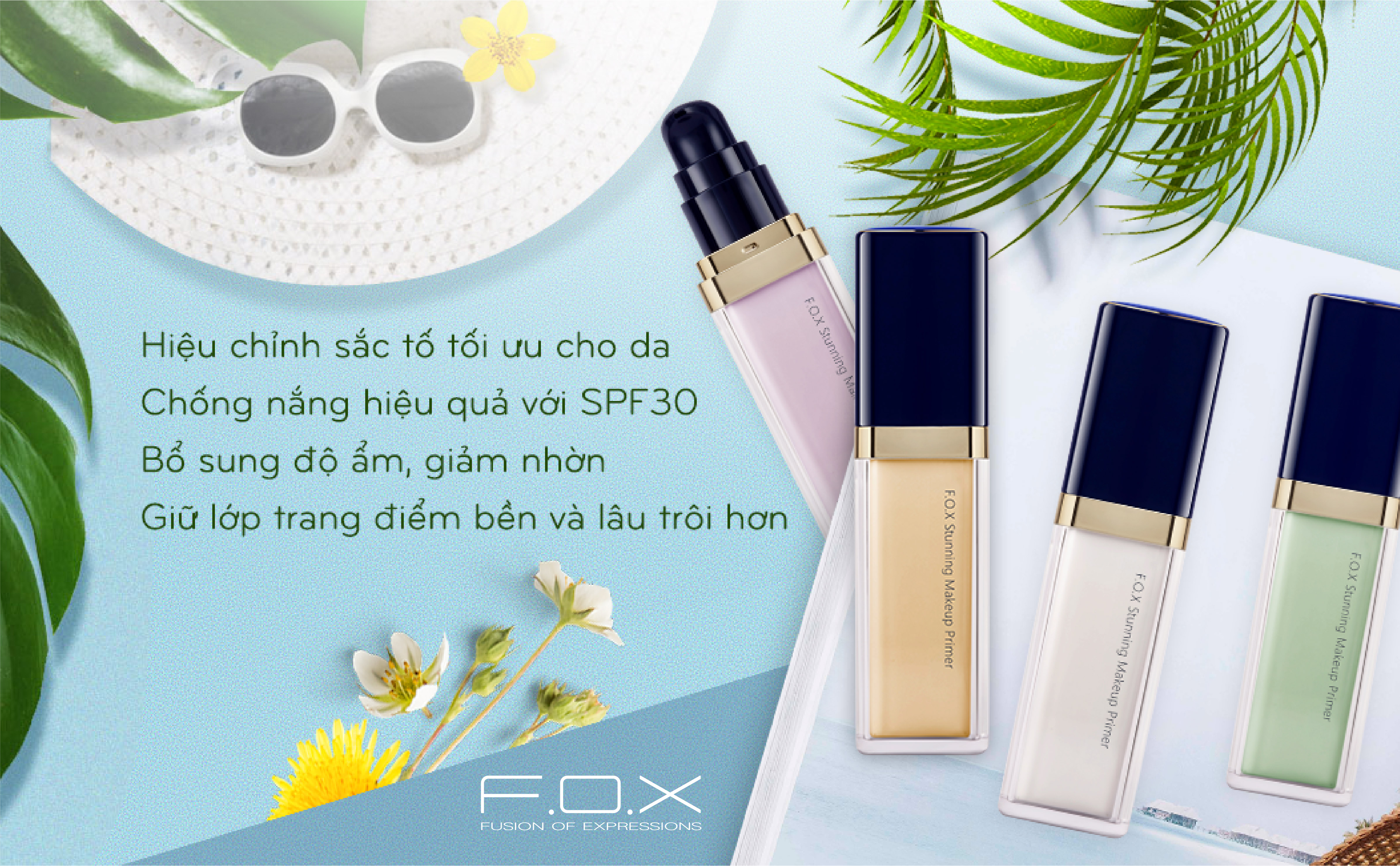 Kem Lót Hiệu Chỉnh Màu Da F.O.X - SPF30 Stunning Makeup Primer SPF30 30ml