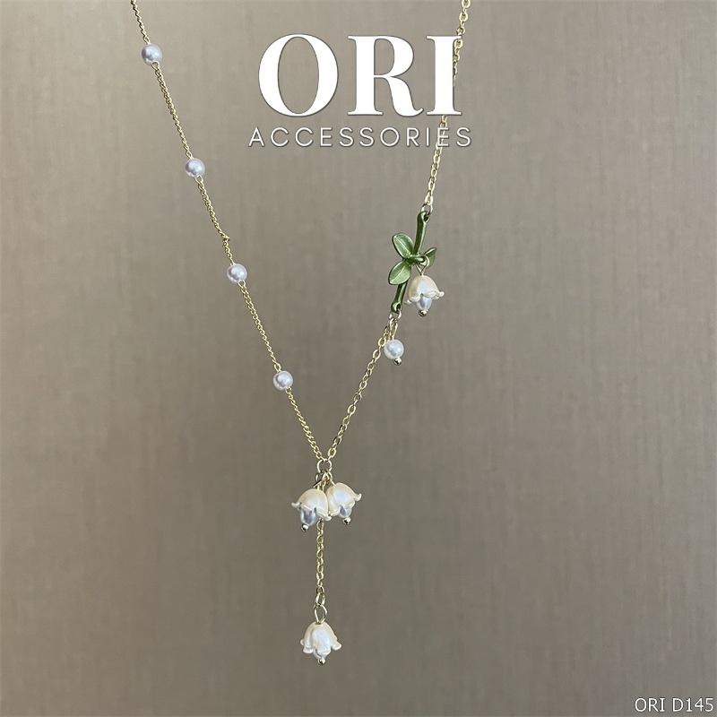 Dây chuyền nữ họa tiết hoa Flora độc đáo xinh xắn ORI ACCESSORIES D145