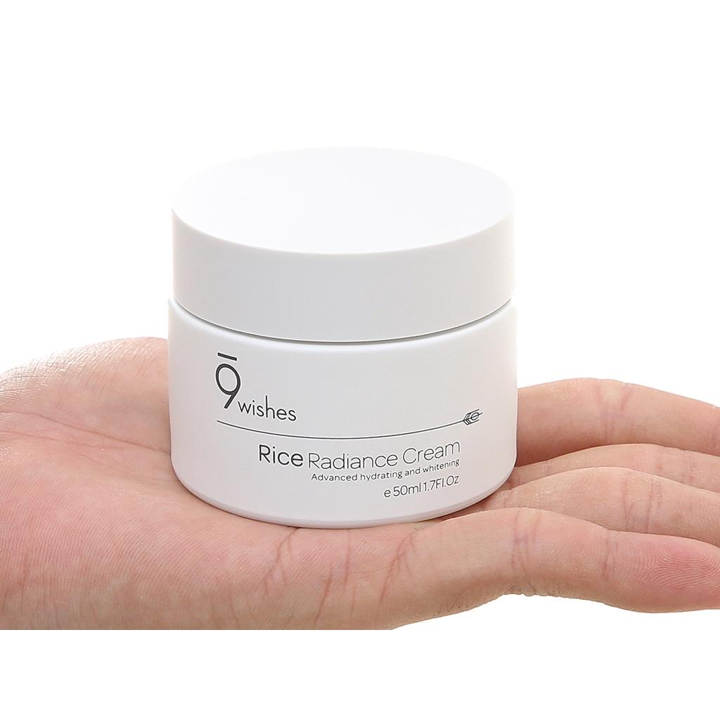 Kem dưỡng gạo sáng da 9 Wishes Rice Radiance Cream Hàn Quốc 50ml