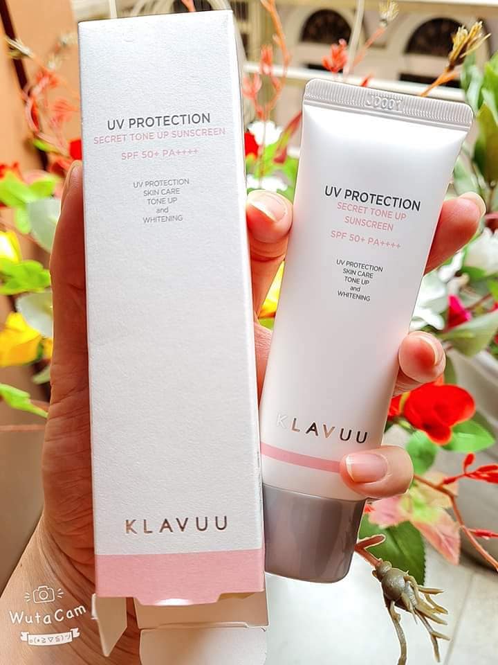 Kem chống nắng Klavuu UV Protection Secret Tone Up Sunscreen SPF50 50ml mẫu mới