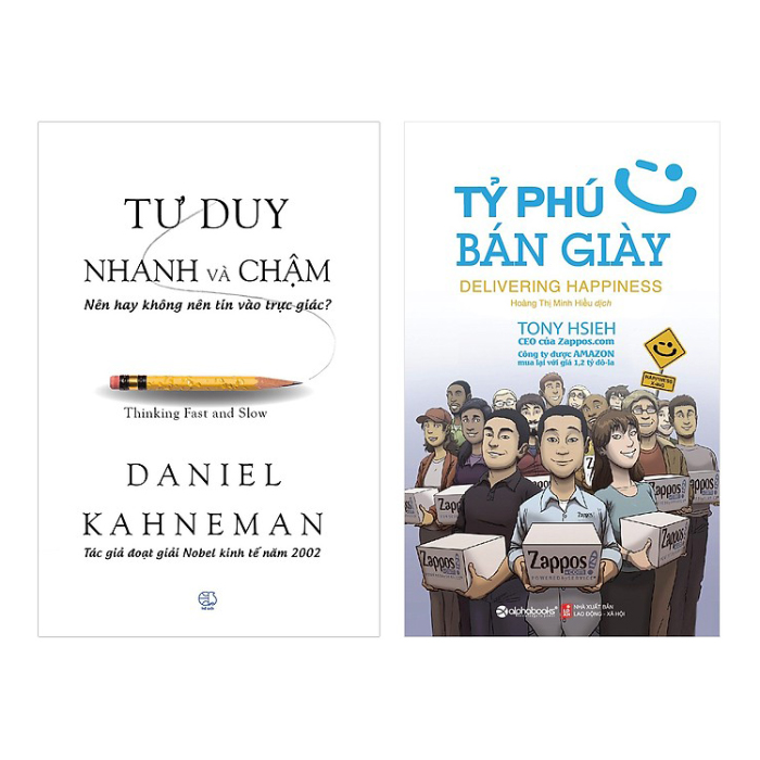 Combo Tư Duy Nhanh Và Chậm Và Tỷ Phú Bán Giày