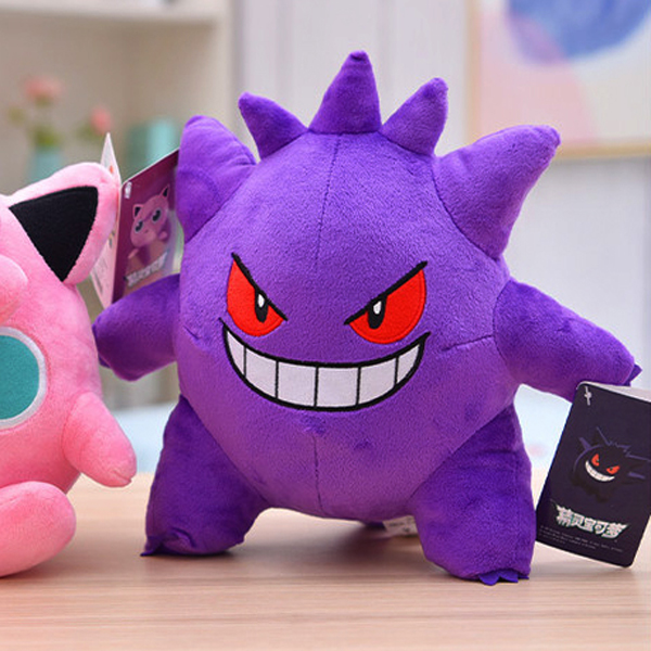 Gấu Bông Pokemon Gengar Ma Quái Màu Tím (30 Cm) Gb127 (Tặng 1 Miếng Che Mắt Đi Ngủ Gấu Trúc Panda)