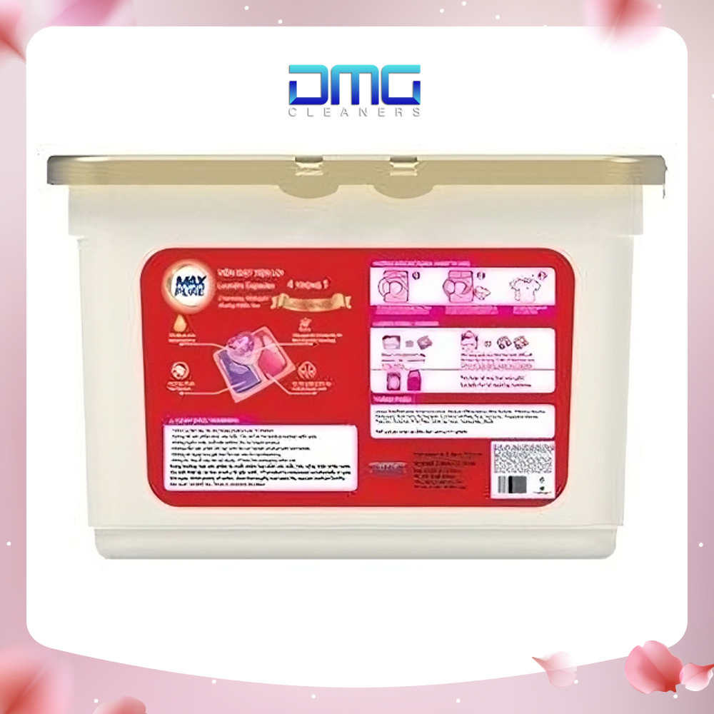 Hộp 30 Viên Giặt Tiện Lợi Max Pure 4in1- Công nghệ Carezyme Hương Đắm Say