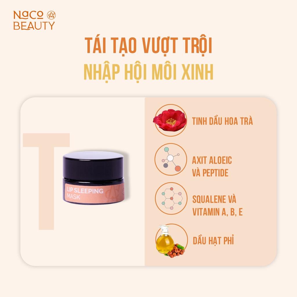 Mặt Nạ Ủ Dưỡng Môi Giúp Làm Hồng Môi Dưỡng Ẩm Cho Môi NACOBEATY Lip Sleeping Mask 5gram