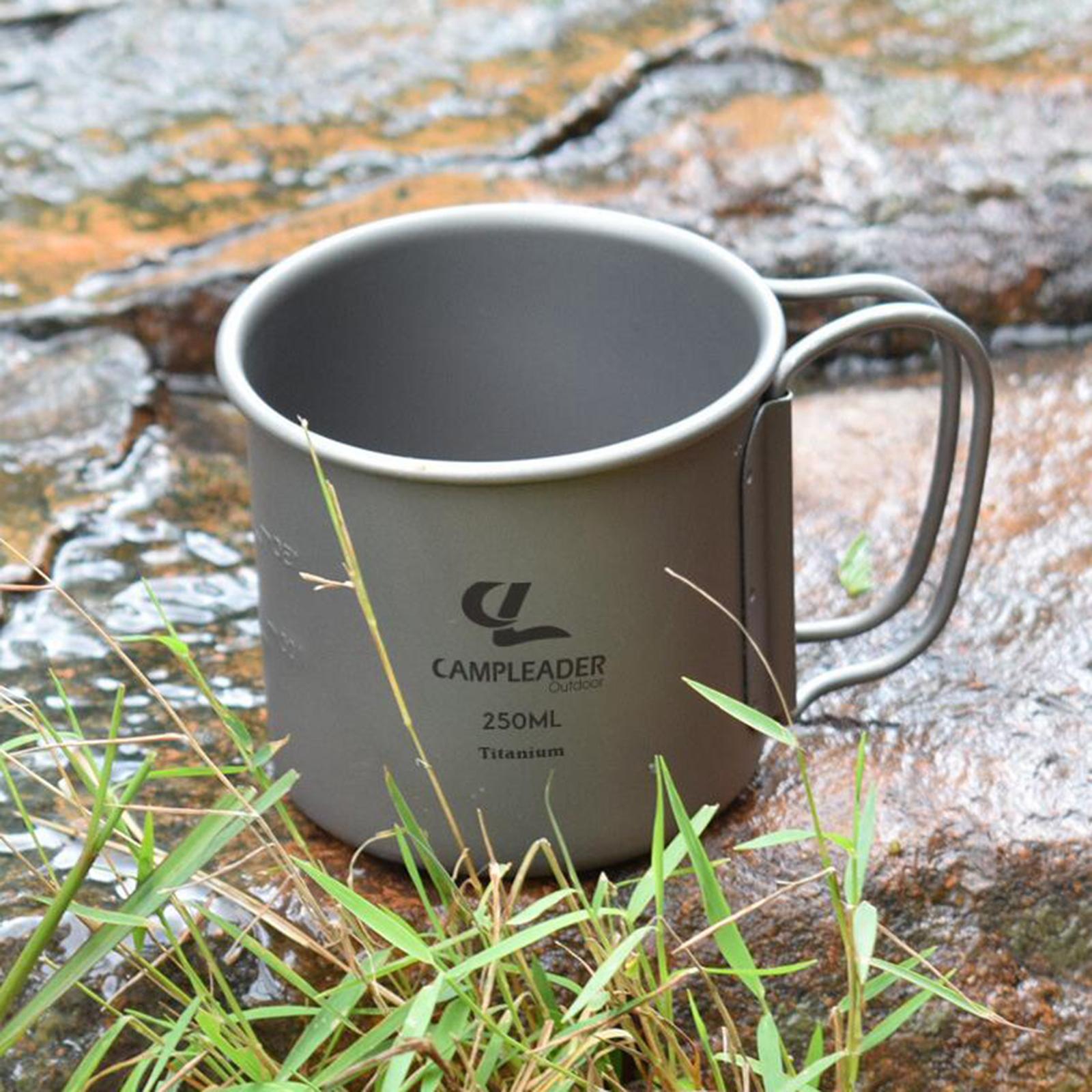 Collapsible Handle Camping Mug Water Cup Portable Water Mug Drinking Cup