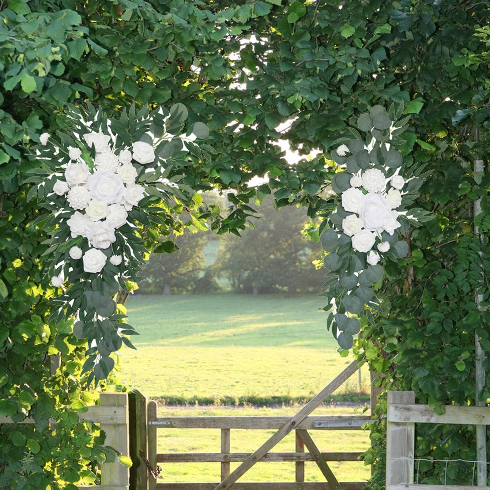 Wedding Arch Wreath Artificial Flower Swag for Ceremony Wedding Arch Decor