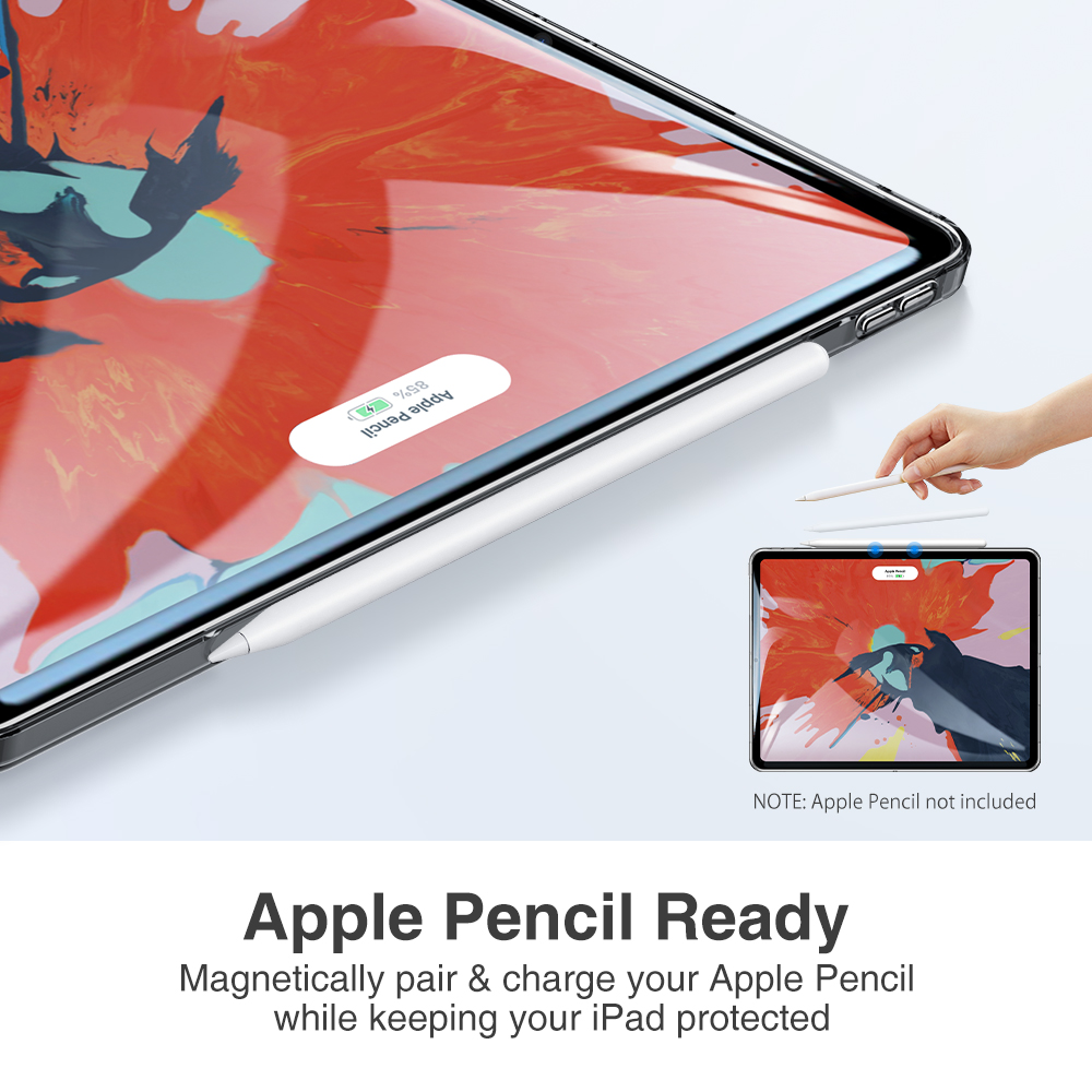 Ốp lưng silicon dẻo trong suốt dành cho iPad Pro 12.9 2020 hàng cao cấp