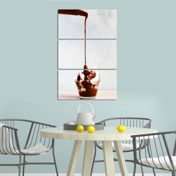 Bộ 3 Tranh Ép Gỗ MDF Trang Trí Cửa Hàng Retouch W299