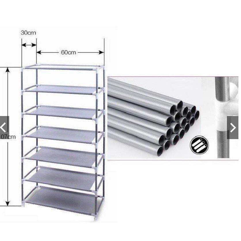 Kệ Vải Để Giày , Dép Nhiều Ngăn Nhiều Màu Sắc