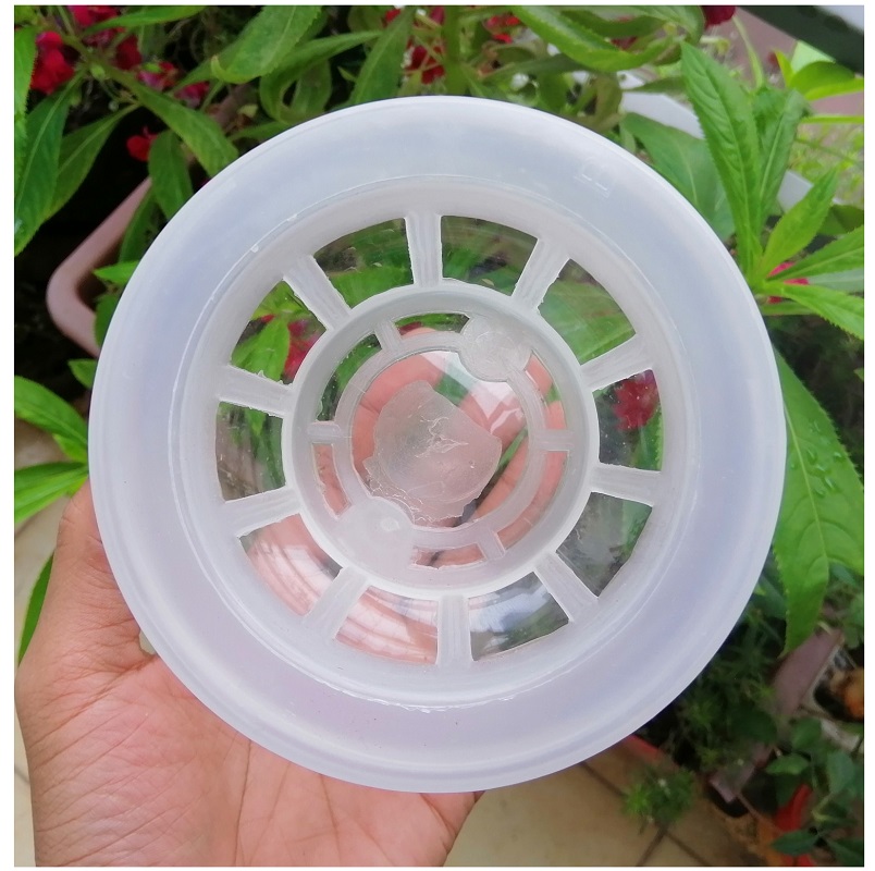 ComBo 5 Chậu Nhựa Trồng Cây Thủy Sinh, Kích Thước 10x10x13Cm