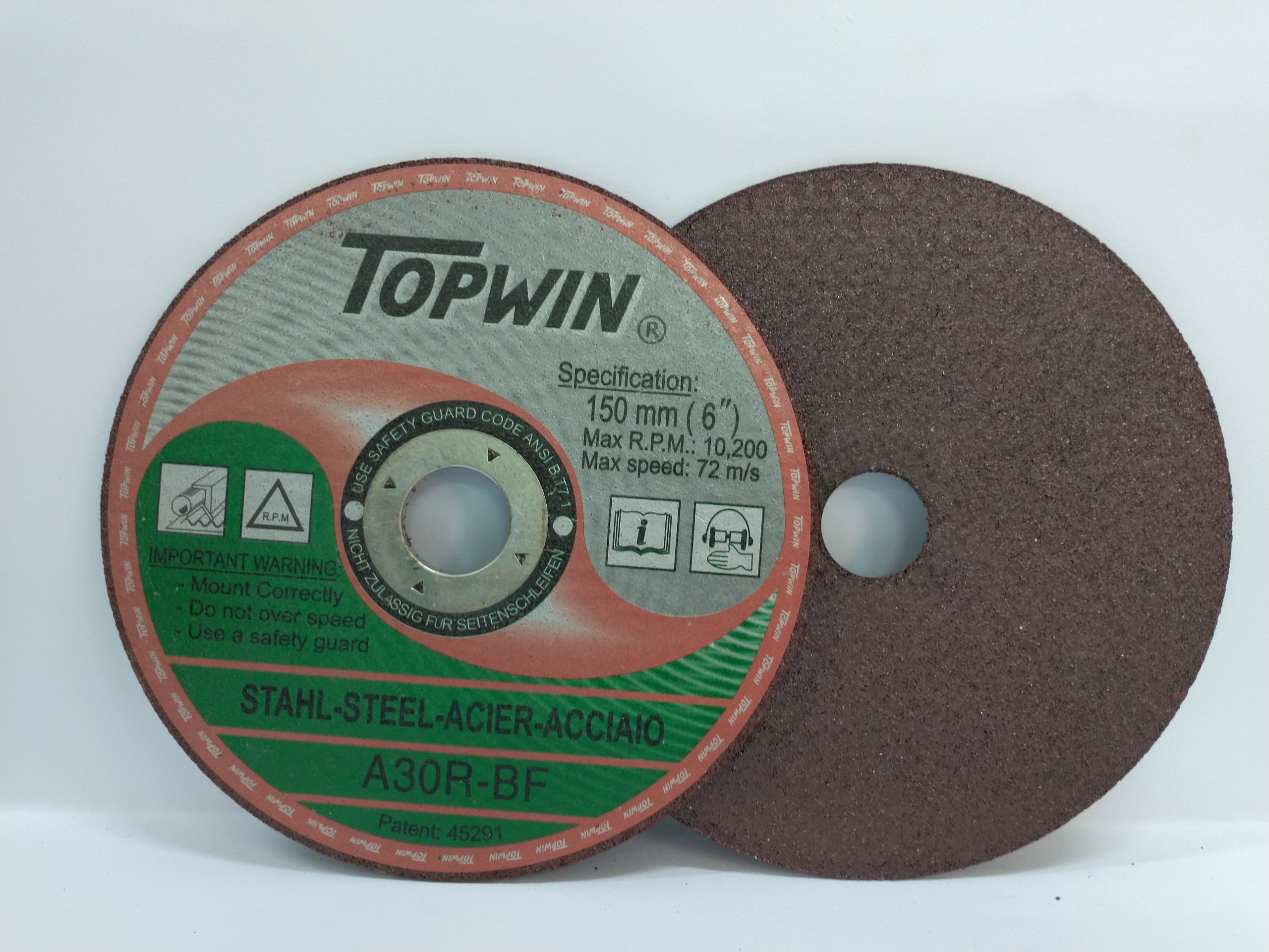 Đá cắt sắt Topwin 150x2x22mm