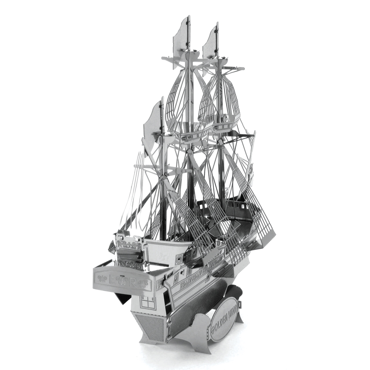 MÔ HÌNH KIM LOẠI 3D ĐẸP - ĐỘC - LẠ: THUYỀN GOLDEN HIND - Mô Hình Sưu Tầm, Mô Hình Trang Trí, Quà Tặng Mô Hình