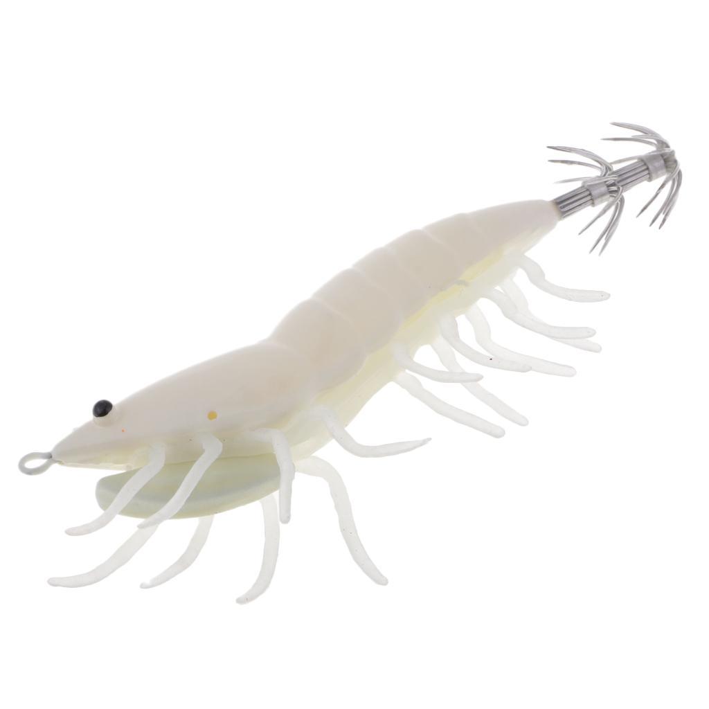 2pcs Durable Squid Jig Hooks Shrimp Fishing Lures With Squid Hook