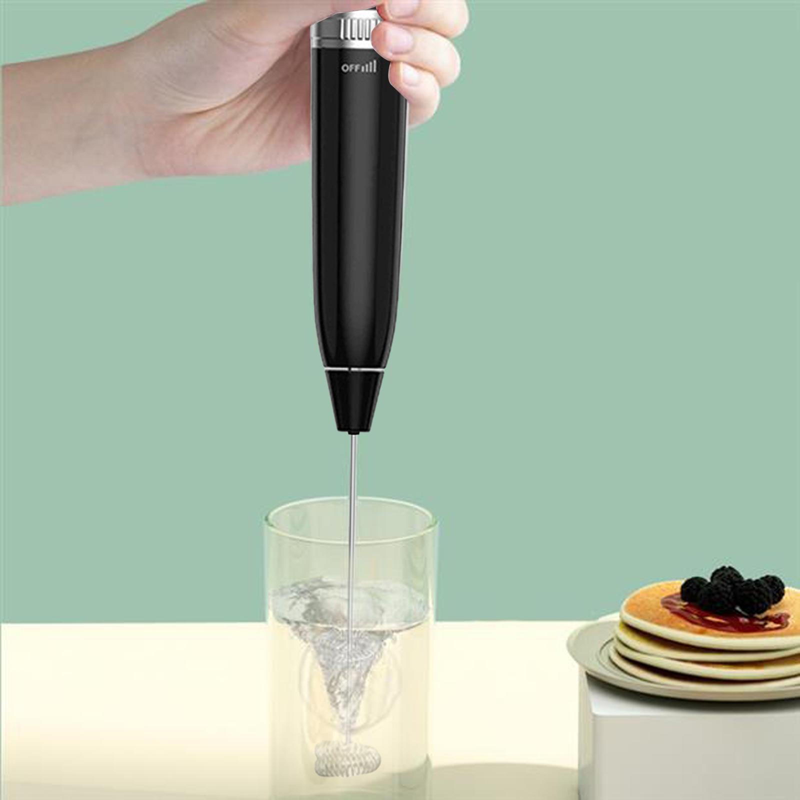 Milk Frother Drink Mixer  Whisk USB Charging for Latte Cappuccino