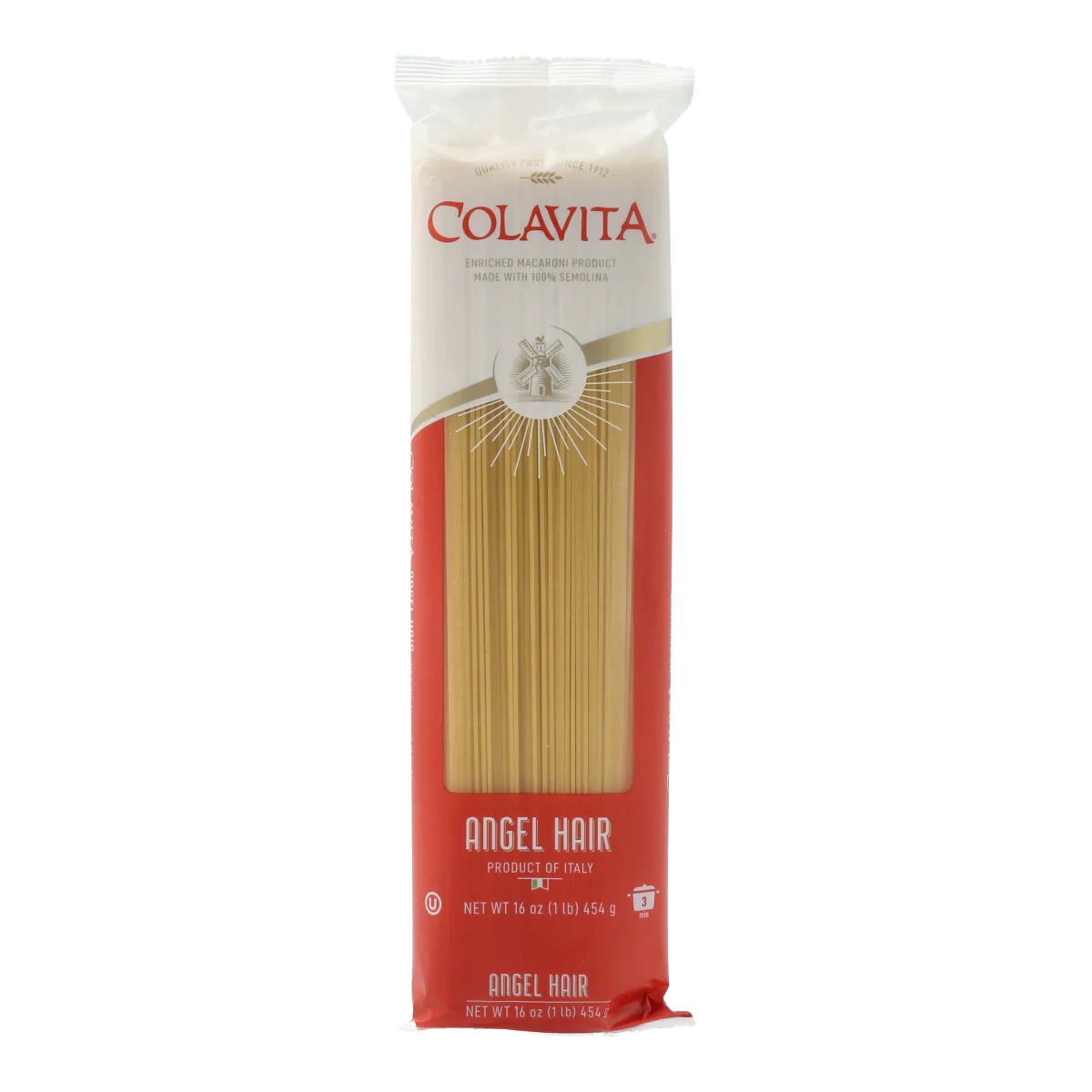 Mì Ý Sợi Nhỏ Capellini Colavita Capellini (Angel Hair) Pasta Nhập Khẩu Từ Ý