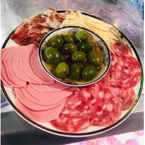 Xúc Xích hun khói Salami 225g, giò salami hun khói nhập khẩu Nga 225g,