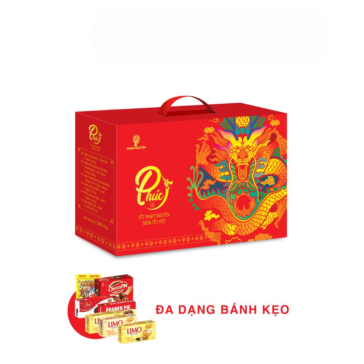 Bánh Hộp quà tặng Tết Phúc 1007,4 g