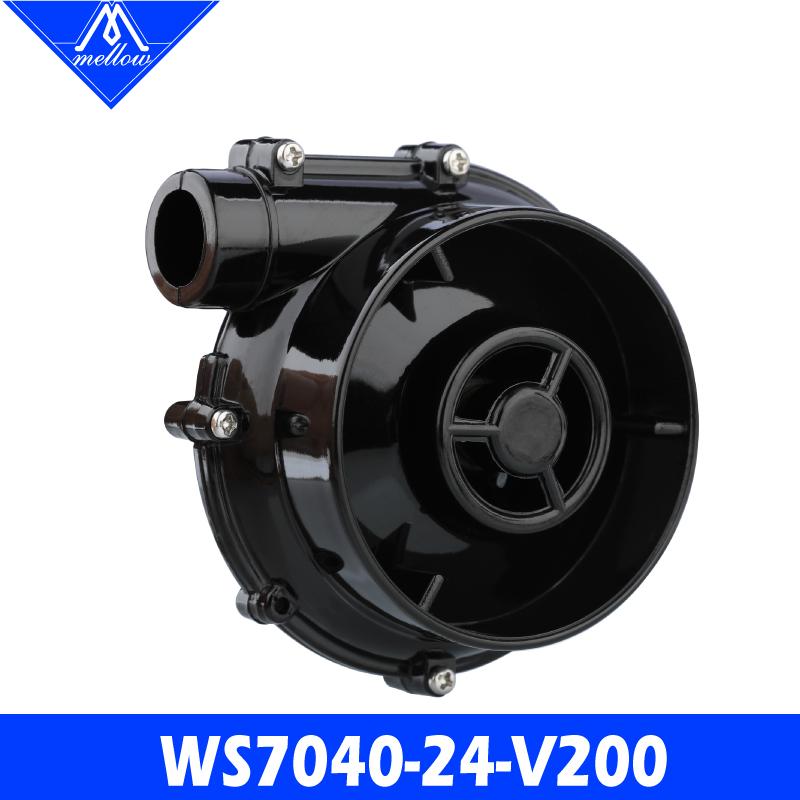 Êm Ái 24V Không Chổi Than Ly Tâm Máy Thổi Khí DC WS7040 7040 Quạt Thổi 6.5kpa Cho VzBoT Hevort 3D Máy In