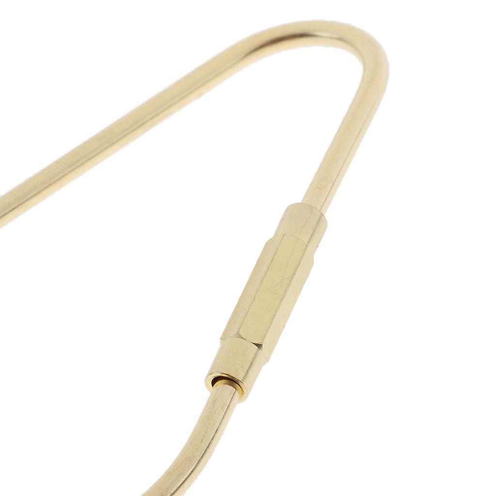 Durable Brass Screw Lock Keychain Ring Clip Tool Hook Clasp O shape