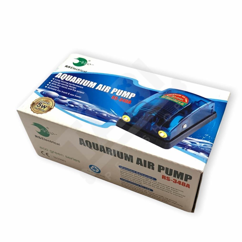 Máy Sủi Khí Oxy 2 vòi Vipsun VS-348A - Cho Hồ Cá, Bể Cá Cao Cấp