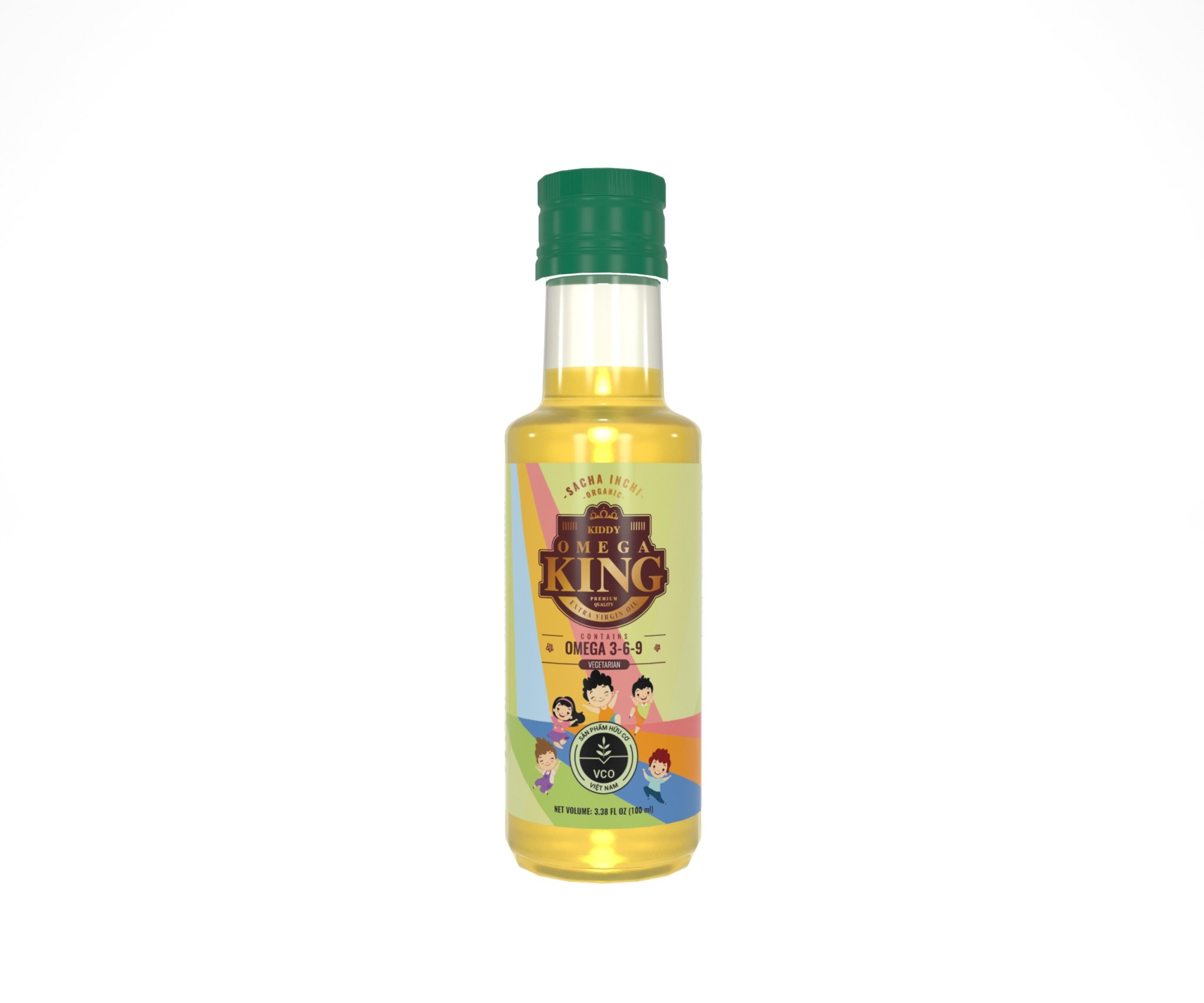 Dầu Sachi Nguyên Chất Ăn Dặm Cho Trẻ Em 100ML - Omega Kiddy Oil 100ml